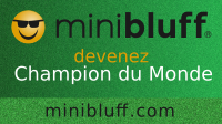 Patrice joue au Minibluff